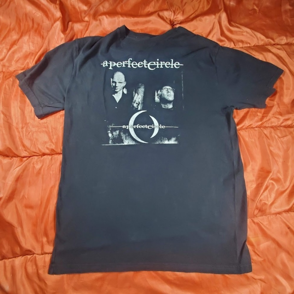 Perfect Circle Band T Shirt Mens XL Avalon 2010 3-Night Tour Stop Made‎ in USA